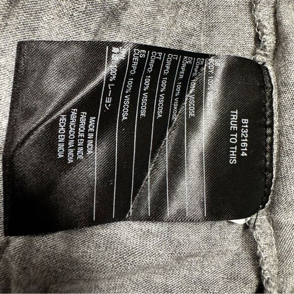 Volcom Grey Mini Dress Size XS - Picture 7 of 9